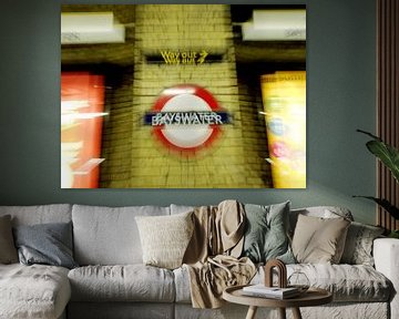Bayswater - London Tube Station van Ruth Klapproth