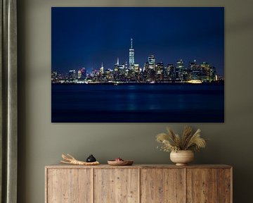 Manhattan Skyline in the twilight