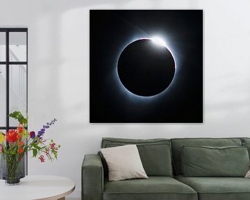 Total Eclipse - Diamond Ring  van Ruth Klapproth