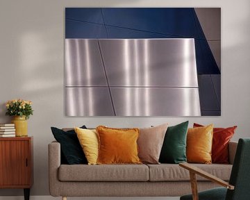 Metal walls with light reflection by Marcel van Balken