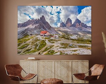 De Drei Zinnen in de Dolomieten in Italië - 2 van Tux Photography