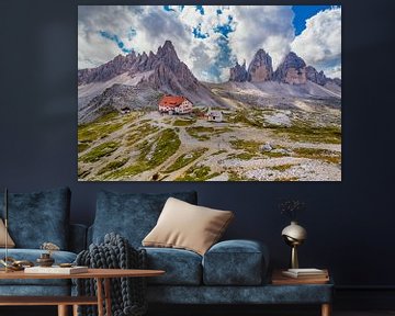 De Drei Zinnen in de Dolomieten in Italië - 2 van Tux Photography