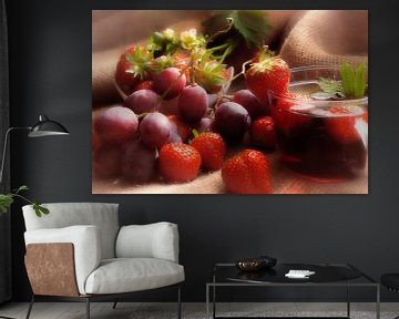 Healthy fruit mix for the wall