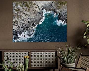 Die Steilküste von Cinque Terre von Droning Dutchman