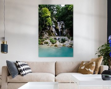 kuang si watervallen in laos by Eline Willekens