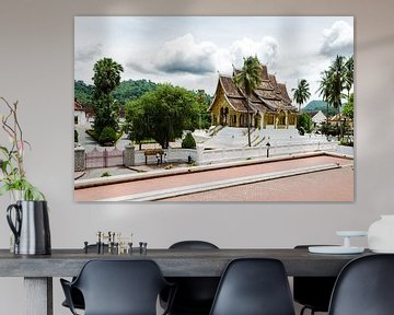 Tempel in Luang Prabang, Laos, Azië by Eline Willekens