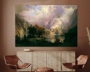 Albert Bierstadt. Rocky Mountain Landscape