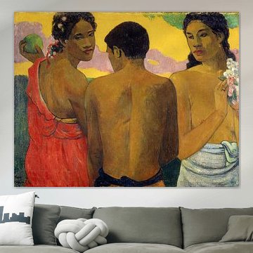 Paul Gauguin. Three Tahitians