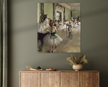 Edgar Degas. The Ballet Class