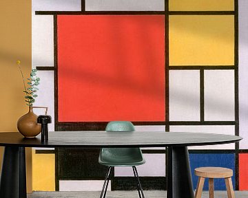 Piet Mondriaan. Composition en rouge, jaune, bleu et noir