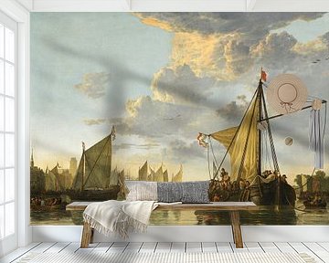 Albert Cuyp. De Maas bij Dordrecht