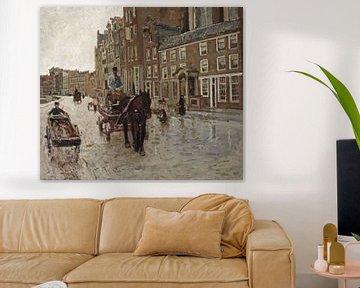 George Hendrik Breitner. Rokin avec la Nieuwezijdskapel, Amsterdam