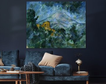 Paul Cezanne - Mont Sainte-Victoire und Château Noir