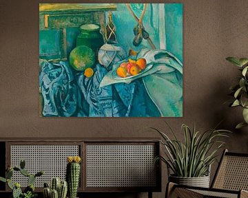 Paul Cézanne - Stilleven Met Een Gember Kruik En Aubergines