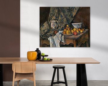 Paul Cézanne. Stilleben mit Äpfeln und Pfirsichen
