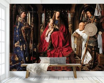 Jan Van Eyck - Worship of Maria