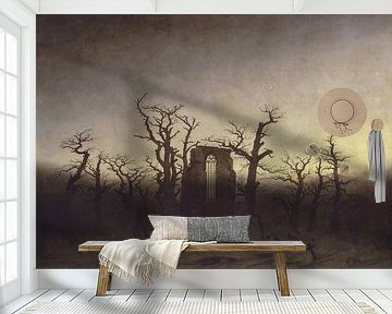 Caspar David Friedrich - Abdij in het Eichwald