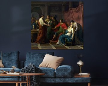 Jean-Auguste-Dominique Ingres. Virgil reading the Aeneid