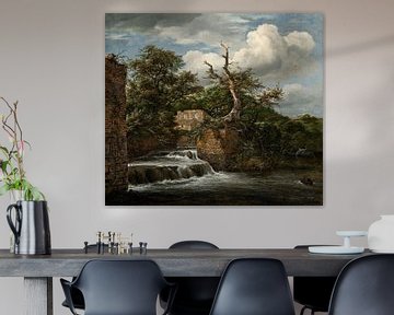 Jacob van Ruisdael - Landschaft mit Mühle und Ruinen