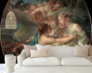 François Boucher - Jupiter, in de gedaante van Diana