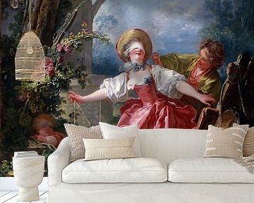 Jean-Honoré Fragonard - Blind-Man’s Buff