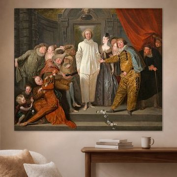 Antoine Watteau - The Italian Comedians