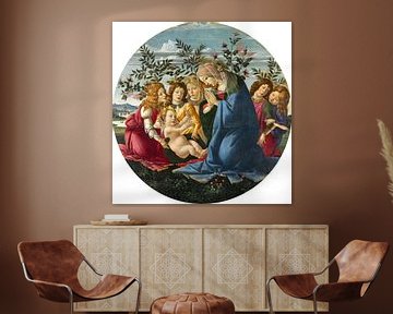Botticelli - Madonna Adoring the Child with Five Angels