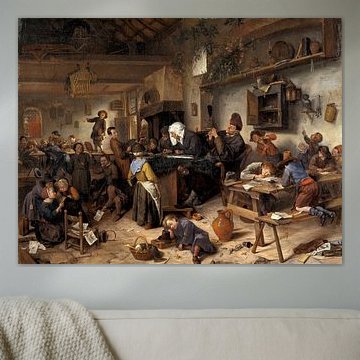Die Knaben- und Mädchenschule - Jan Steen