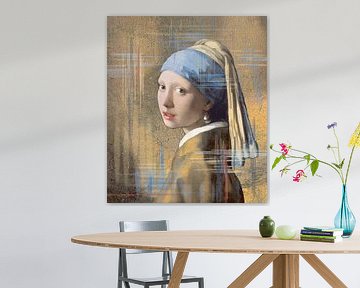 Girl with a Pearl Earring  - Johannes Vermeer by Lia Morcus