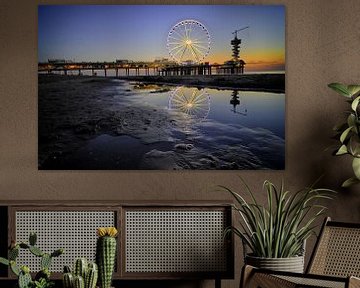 Reuzenrad op de pier van Scheveningen (1) sur Jos Harpman