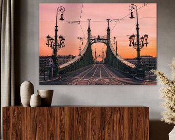 Freiheitsbrücke bei Sonnenaufgang von Loris Photography