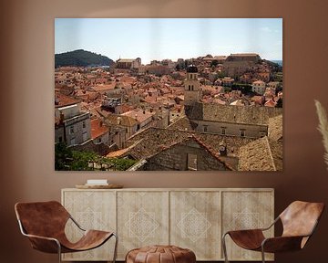 DUBROVNIK Cityscape - dubrovnik roofs by Bernd Hoyen