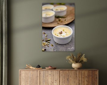 Roompuddinkjes met citroentijm von Nina van der Kleij