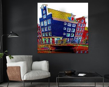 Colorful Amsterdam #110 van Theo van der Genugten