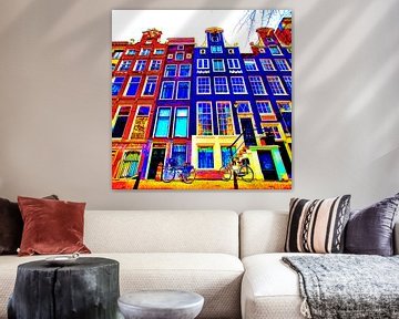 Colorful Amsterdam #114 van Theo van der Genugten