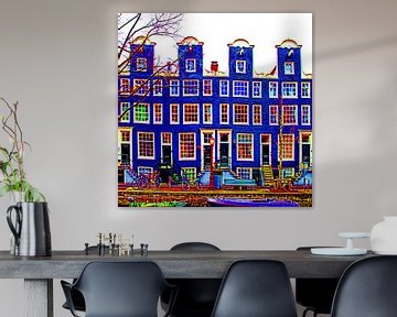 Colorful Amsterdam #111 van Theo van der Genugten