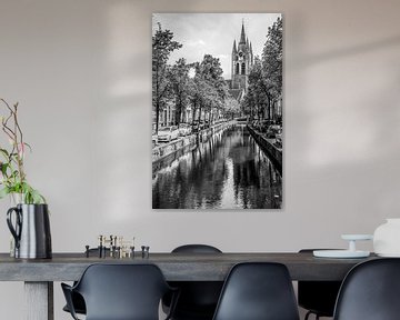 Stadsgezicht Delft by Hans Lunenburg