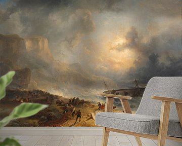 Schiffbruch an einer felsigen Küste, Wijnand Nuijen