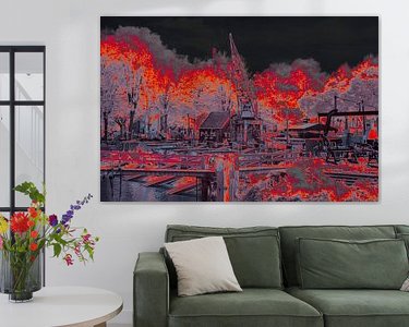 Example of the artwork in a room