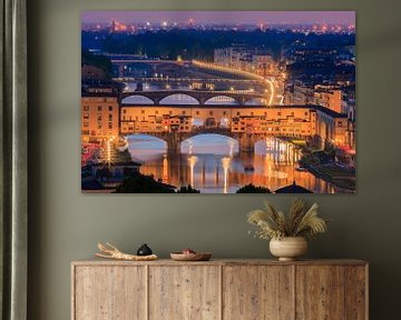 Die Brücke von Ponte Vecchio, Florenz, Italien