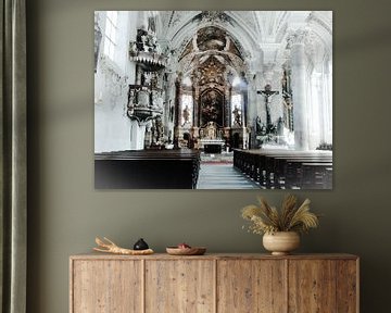 Rattenberg kerk in Oostenrijk van Joke te Grotenhuis