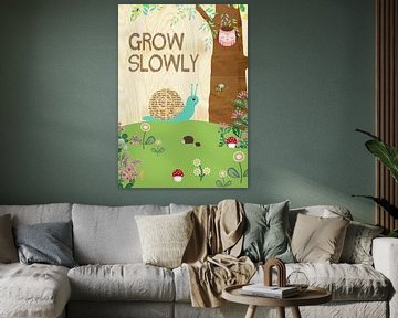 Grow Slowly Collage