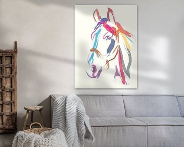 Horse Color Me Beautiful in Ecru