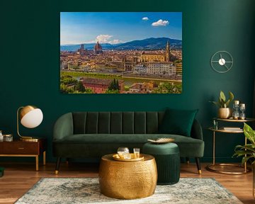 Florence, Italië - Uitzicht over de stad - 3