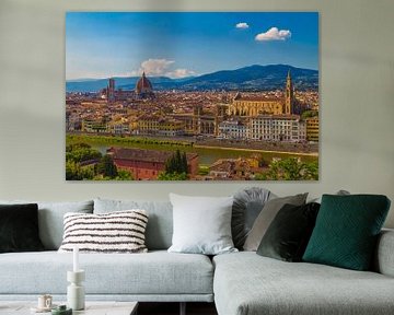 Florence, Italië - Uitzicht over de stad - 3 van Tux Photography
