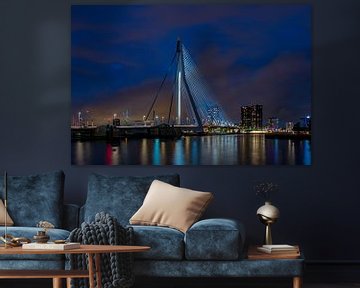 Rotterdam by night van Maurice Meerten