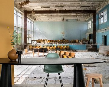 Gym in an Abandoned School. by Roman Robroek - Photos of Abandoned Buildings