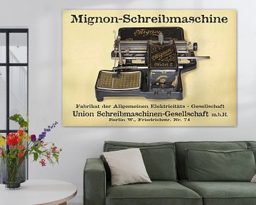 Schreibmaschine Mignon Modell 2 von Ingo Rasch