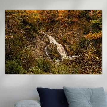 Cascade de Bayehon en Automme