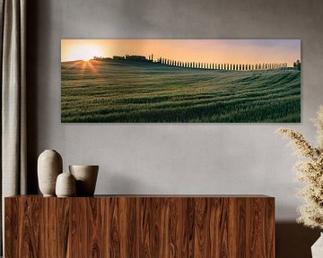 Sonnenaufgang Agriturismo Poggio Covili, Toskana von Henk Meijer Photography